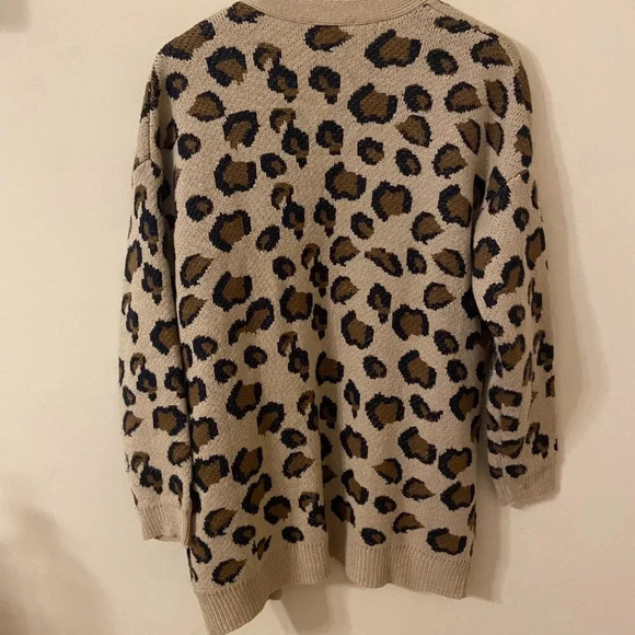 Hayden Leopard Print Cardigan, Small/Medium - Picture 3 of 12